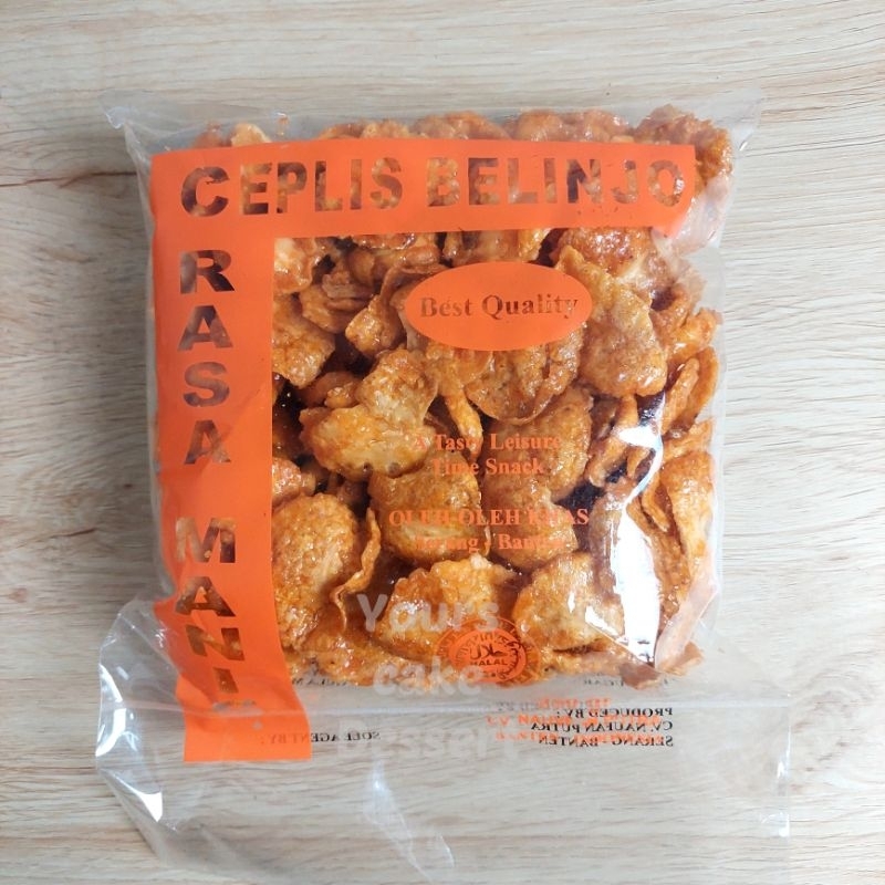 

Ceplis Belinjo / Emping Melinjo Manis 250gr - Khas Serang