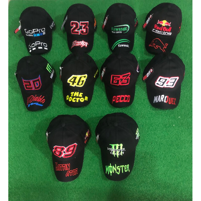 Topi anak racing motogp  ROSSI MARQUEZ KTM TOYOTA