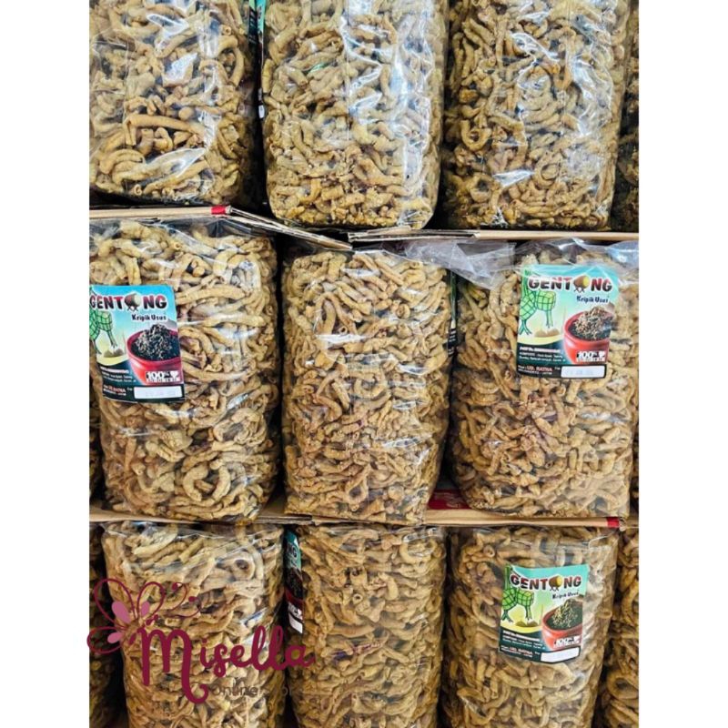 

Keripik Usus Cap Gentong Berat 2 Kg