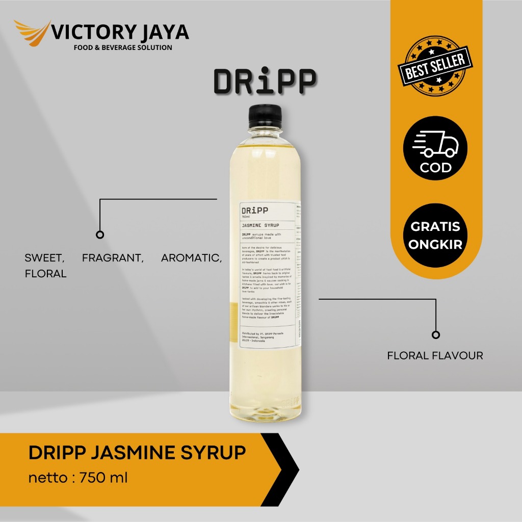 

Dripp syrup minuman sirup jasmine 760ml