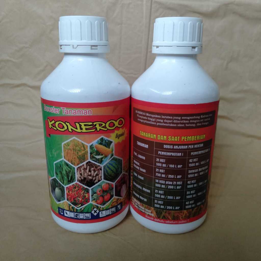 Boster Tanaman KONEROO 1000ML - Mengandung Kalium + Phospat Tinggi