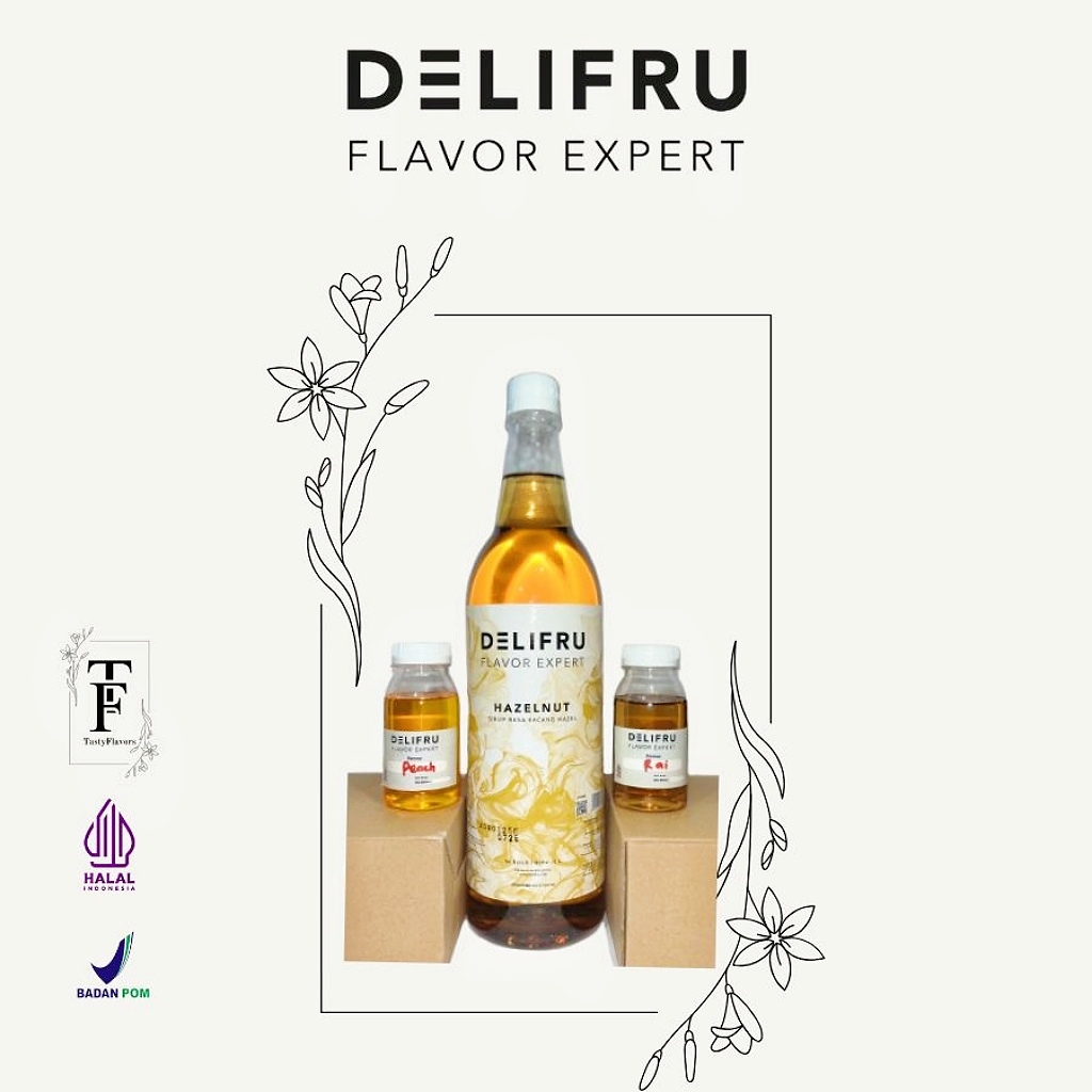 

DELIFRU All Variant Coffee Syrup Repack [50, 75, 100] g