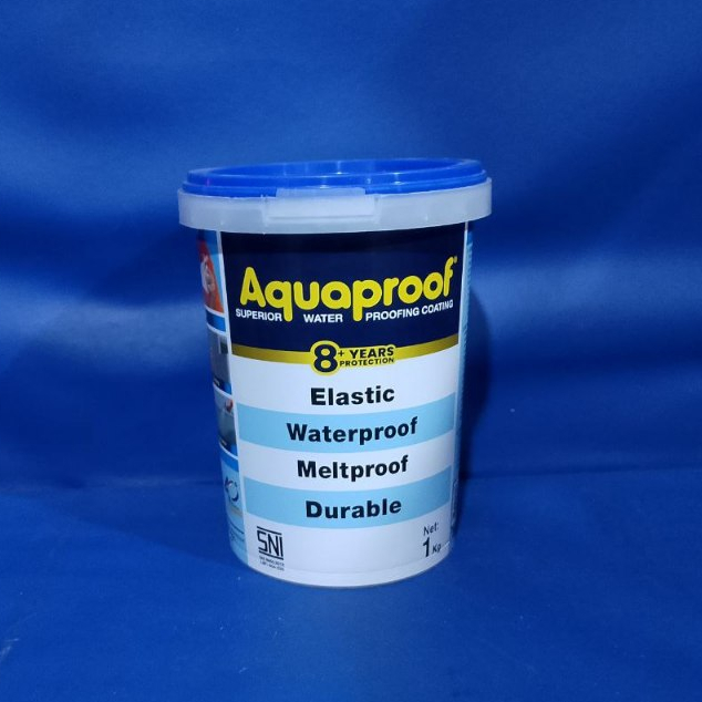 AQUAPROOF 1KG WARNA ABU-ABU CAT TEMBOK ABU - ABU 1KG CAT AQUAPROOF 1KG ABU-ABU