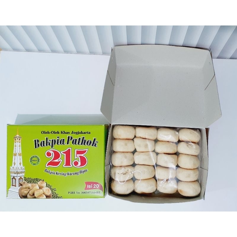 

(theangelstore) Bakpia Pathok Kering 215 Kacang Hijau Isian 20