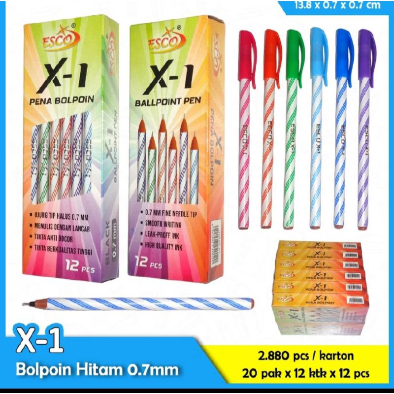

Pulpen Ulir ESCO isi 12 psc