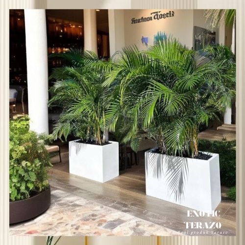Pot Planter Terazzo Bambu Air