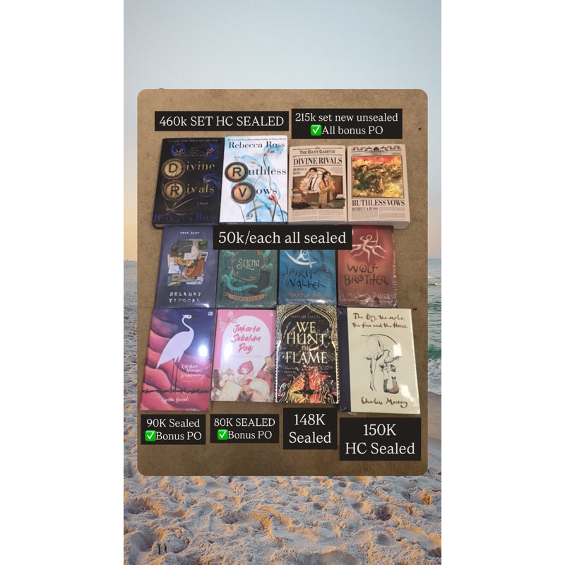 NOVEL PRELOVED 2 PROMO MURAH IKA NATASSA THE ARCHITECTURE OF LOVE FROM A TO Z LOVE FROM MECCA TO MED