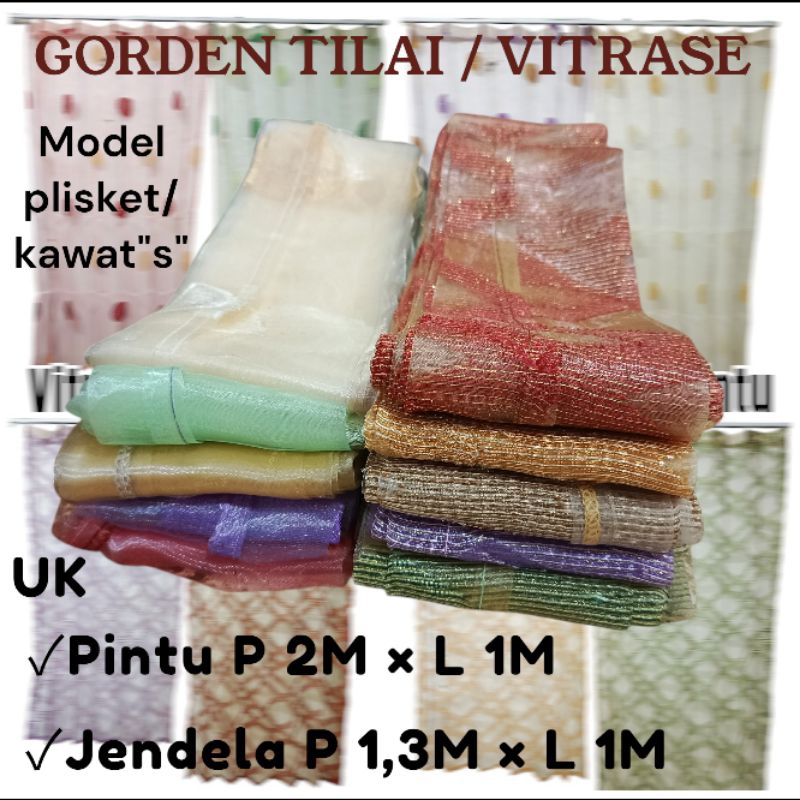 TILAI GORDEN/TILAI GORDEN PINTU/TILAI.GORDEN JENDELA/TILAI GORDEN PANJANG 2 METER/TILAI GORDEN PANJA