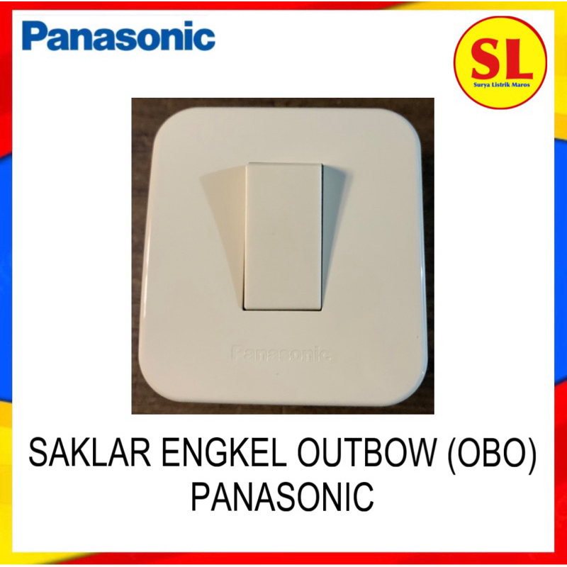 PANASONIC SAKLAR ENGKEL OUTBOW SAKLAR TUNGGAL OUTBOW (OBO)
