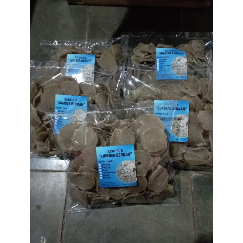 

Kerupuk teri 250 gr