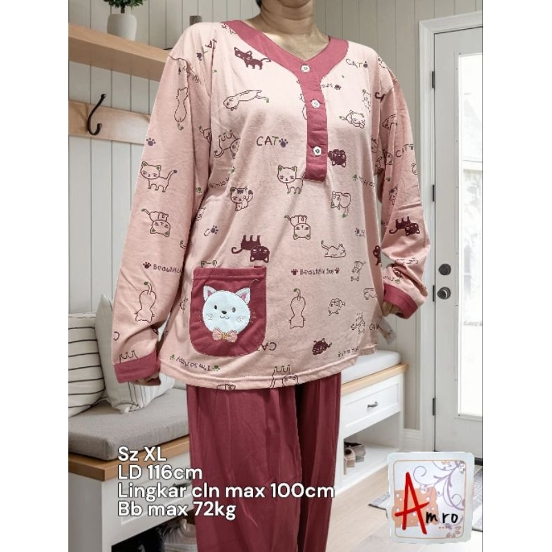 Babydoll (setelan) Celana Panjang Lengan Panjang XL Amro