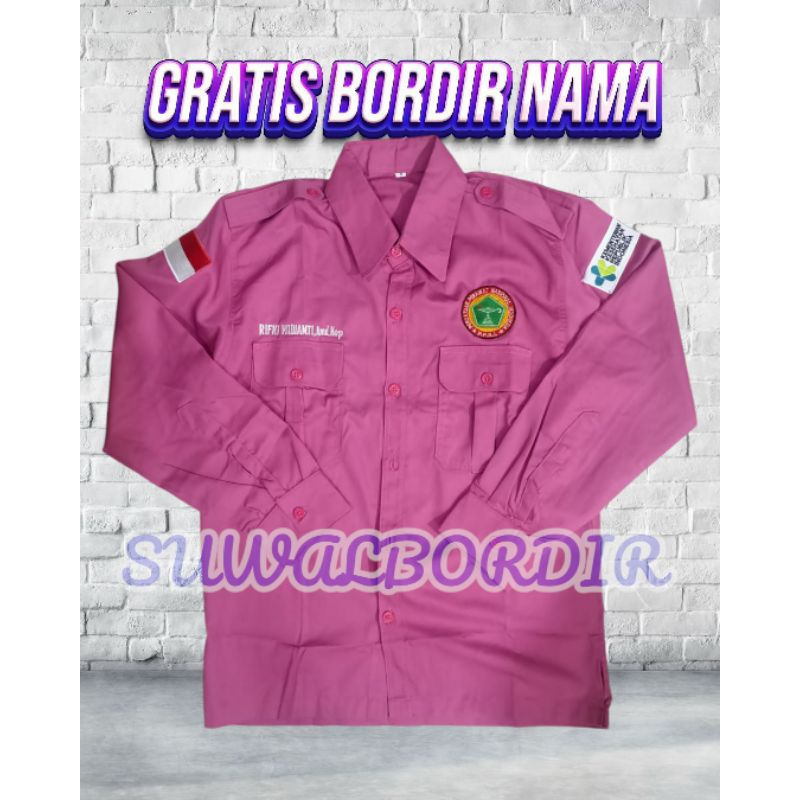 KEMEJA PPNI LENGAN PANJANG TERBARU SERAGAM PPNI ATASAN BAJU PPNI KEMEJA PERAWAT