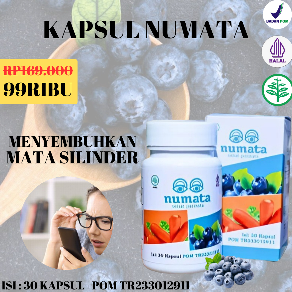 Suplemen Mata Glaukoma Katarak Berlemak Pterygium Kemerahan