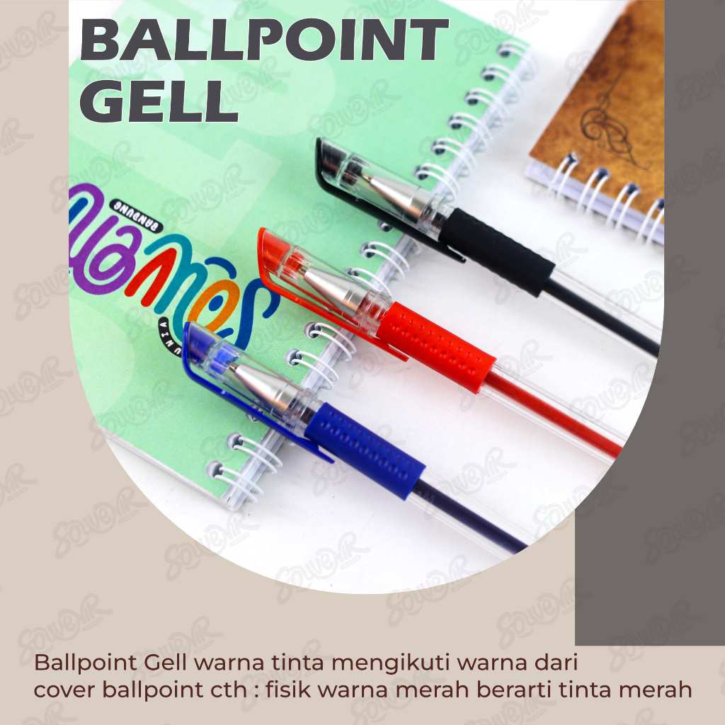 

Ballpoint Pulpen Gel/jel Pen 0.5mm Standard | Ballpoint Gel Murah