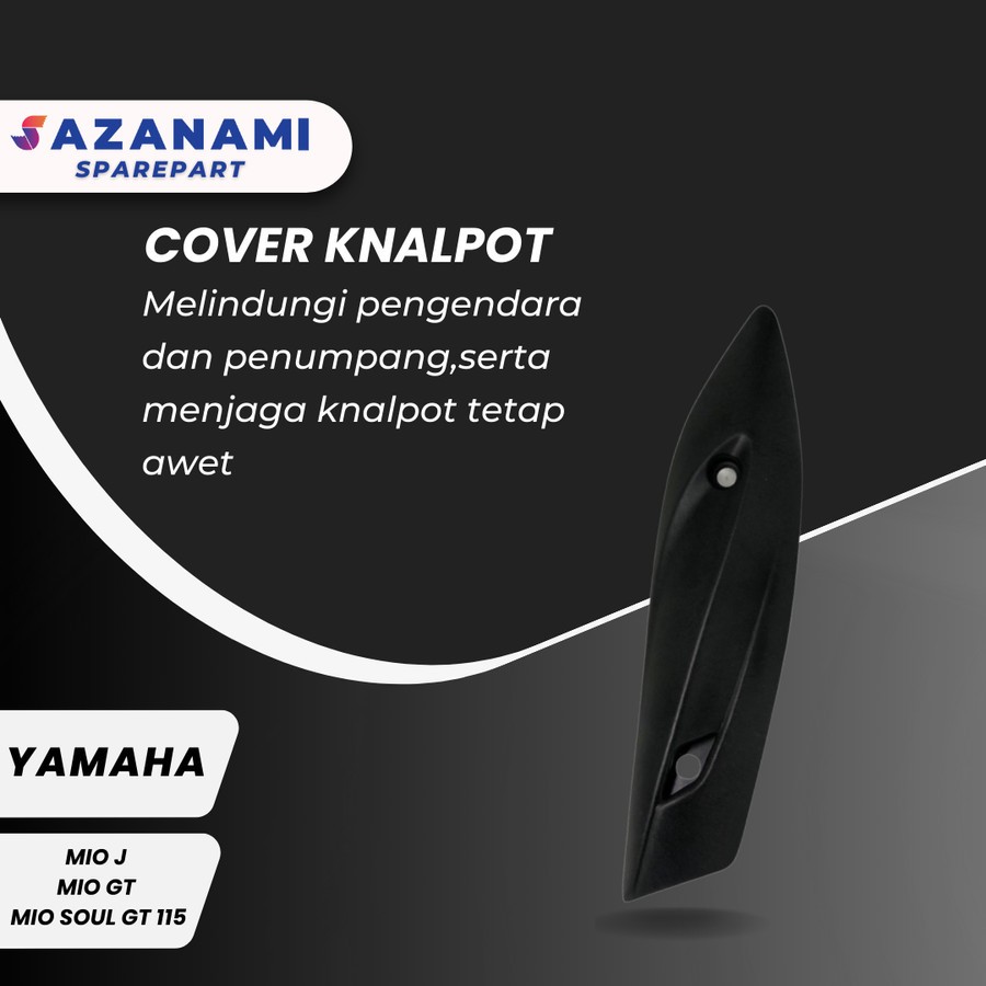 COVER KNALPOT MOTOR YAMAHA J/MIO GT/MIO SOUL GT 115 TUTUP KNALPOT