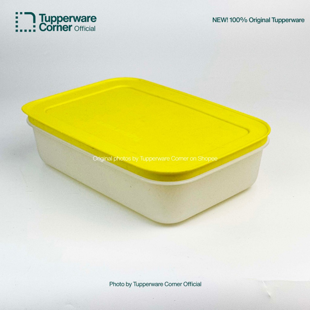 TUPPERWARE FREEZERMATE MEDIUM LOW 1L TUTUP  BARET/KOTOR PENYIMPANAN