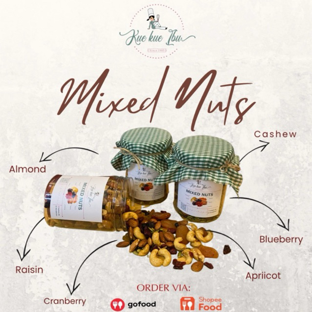 

Mixed Nuts atau kacang campur