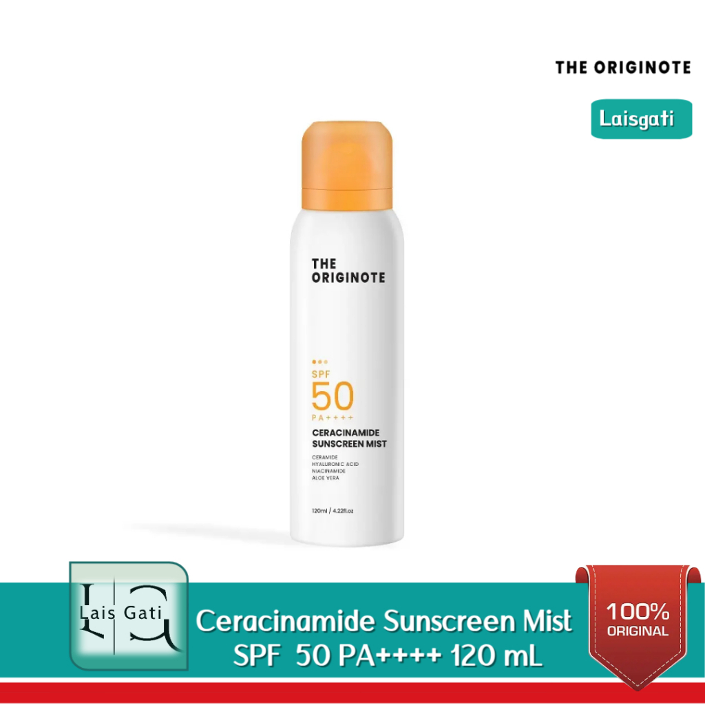 The Originote Ceracinamide Sunscreen Mist SPF 50 PA++++ - UV Protector Sunscreen Spray Face Sun Mist
