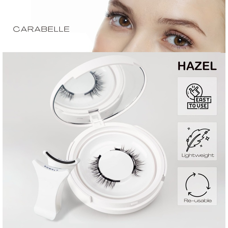 CARABELLE Magnetic Lashes Series Hazel Bulu Mata Magnet Magnetic Eyelash Extention Korea Natural Fak
