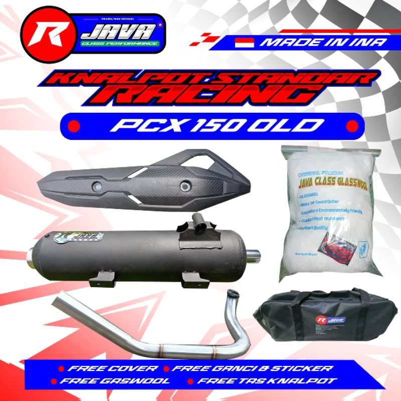 KNALPOT STANDAR RACING R JAVA PCX 150
