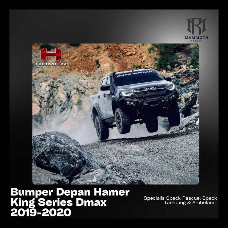 Bumper Depan Hamer King Series Dmax 2019-2020