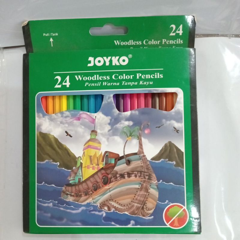 

PENSIL WARNA PANJANV ISI 24 WARNA JOYKO CP104
