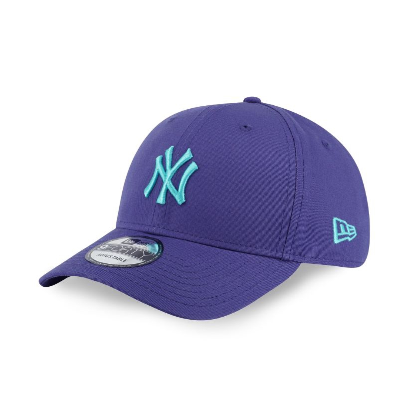 Topi New Era Cap New York Yankees Color Era Ink Purple 9Forty Adjustable Original