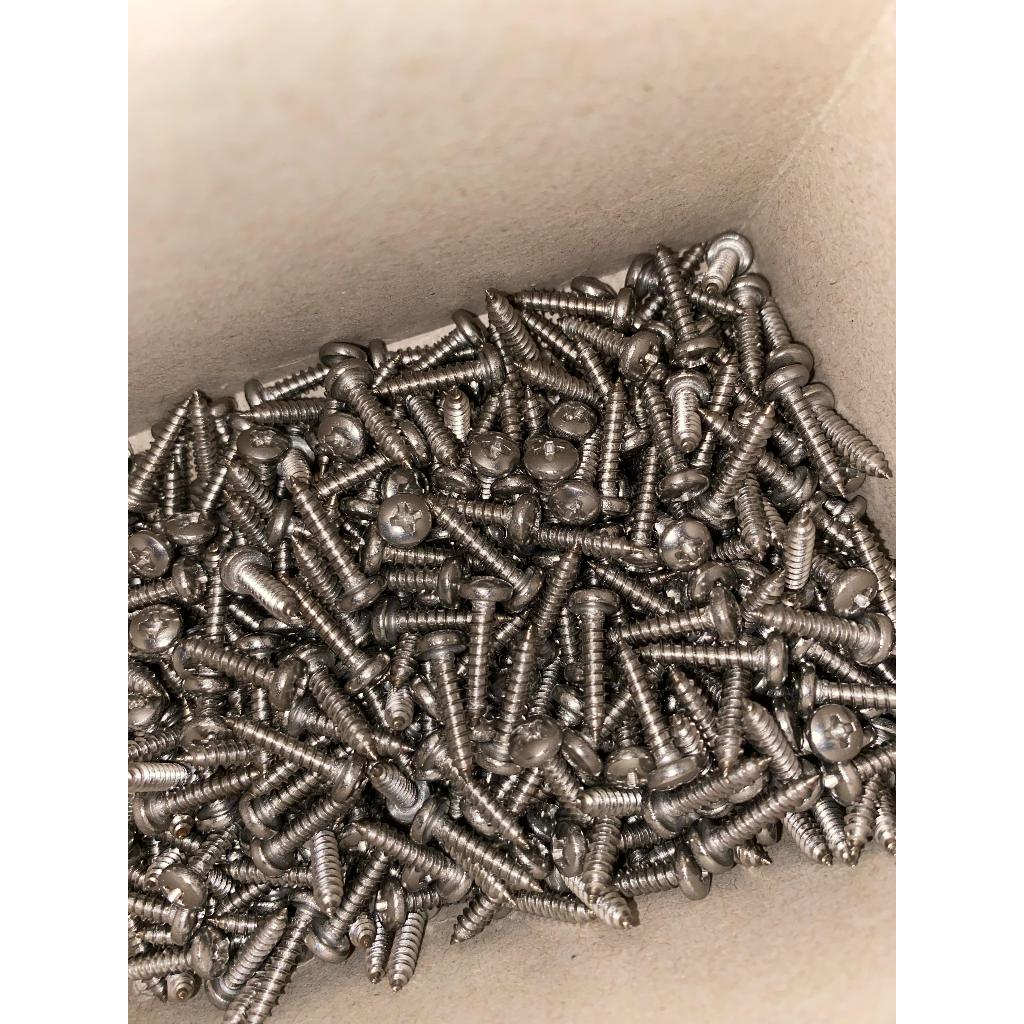 Skrup Tapping JP Ukuran #6 x 5/8 Stainless Steel