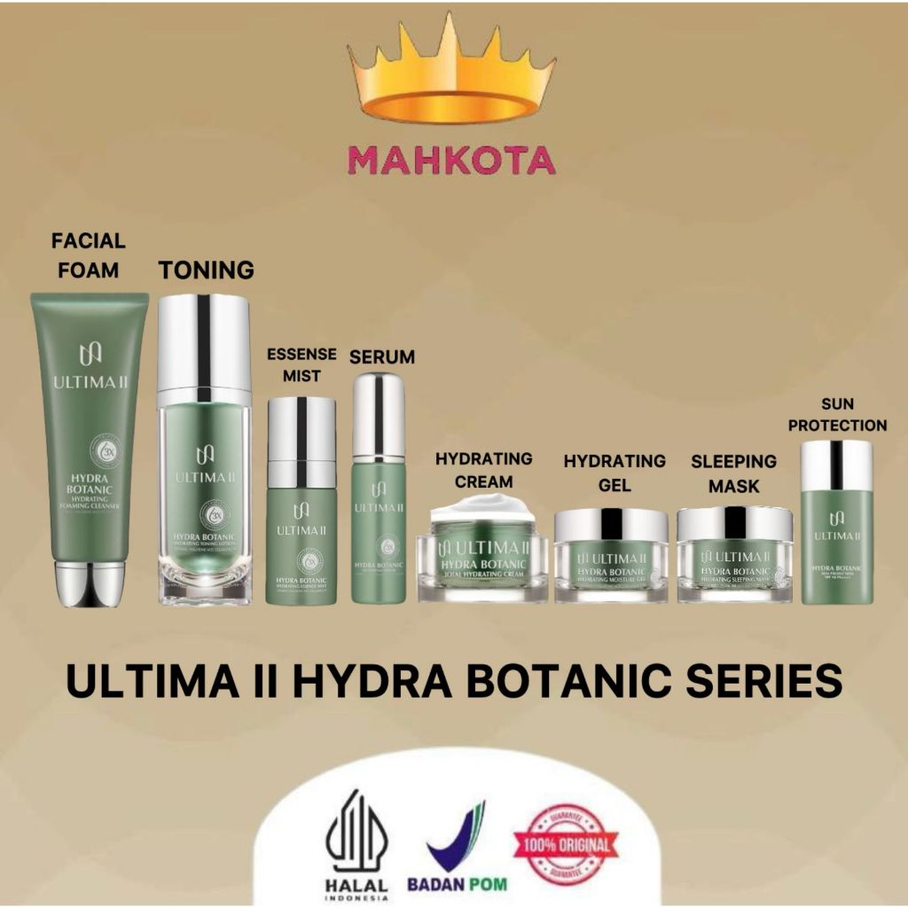 **Mahkotacosmetik**Ultima ii Hydra Botanic Series