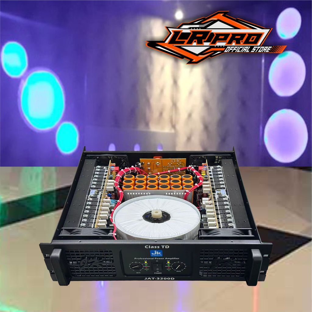 Power Amplifier Class TD Jk coustic JAT 3200 D 2x3200 watt 8Ohm