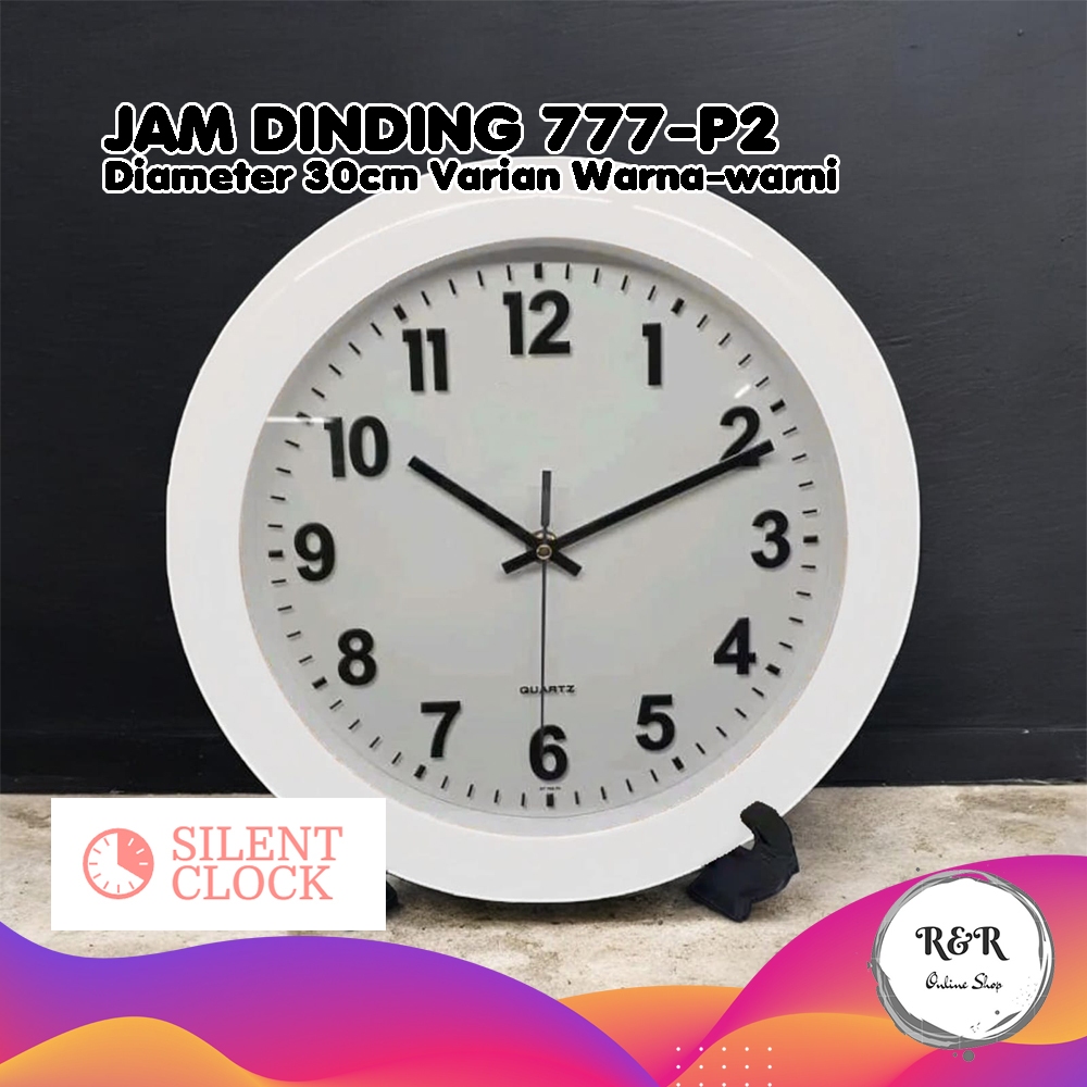 Jam Dinding Rumah Minimalis Jam Dinding 50 cm Bulat Colorfull Jam Dinding Minimalis Jam Dinding Seri