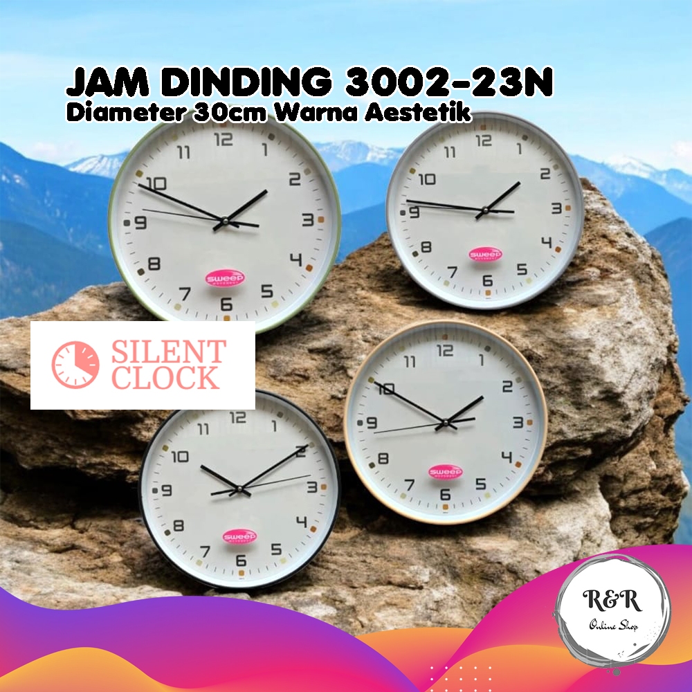 Jam Dinding Aesthetic Dekorasi Rumah Jam Dinding Diamond Silent Clock Jam Dinding Diamond Sweep