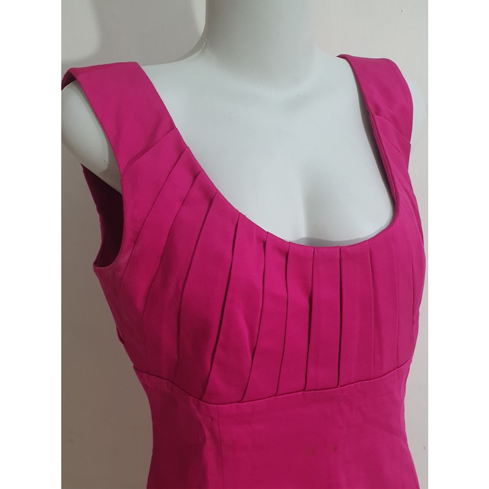 PRELOVED Dress Calvin Klein Ori / Dress Branded / Dress Fuschia / Dress Midi / Dress Bodycon