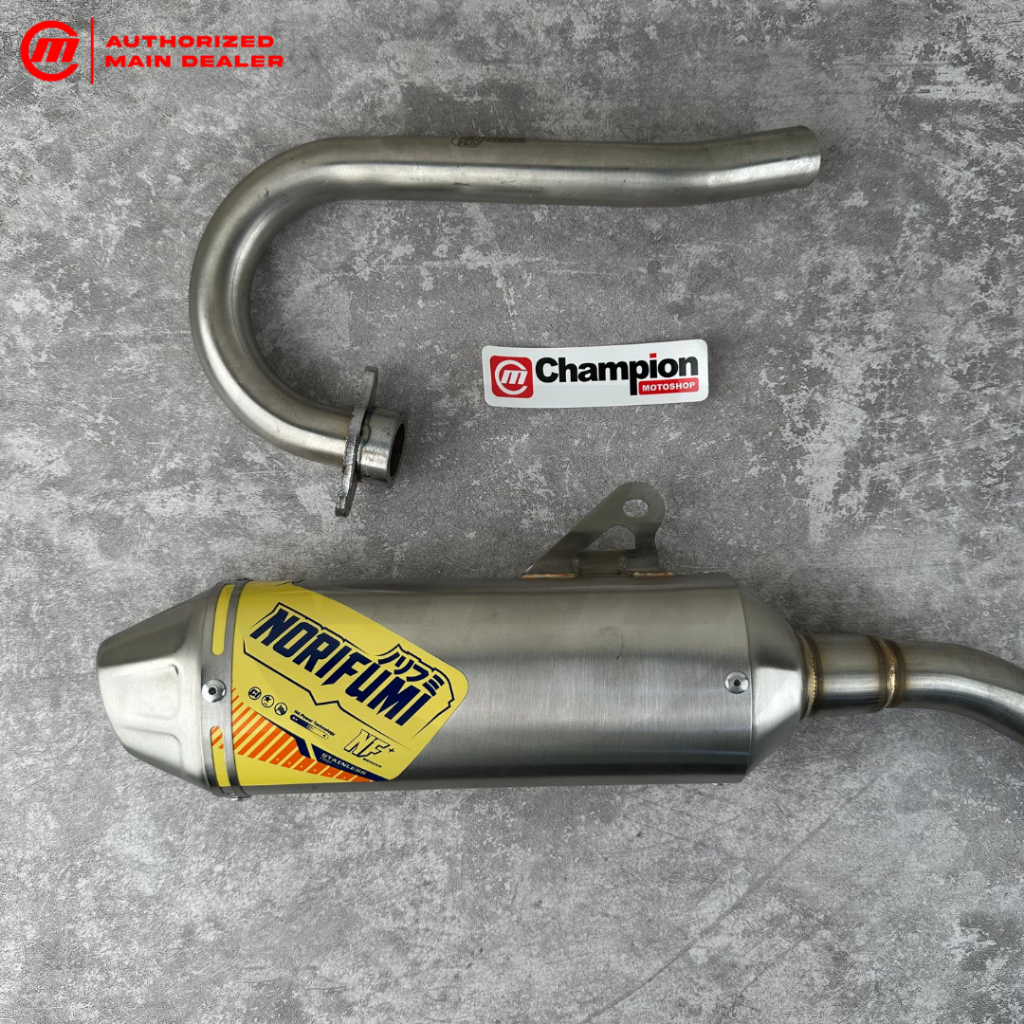 Knalpot Ori Norifumi Stainless NF Series KLX 150 BF Norifumi