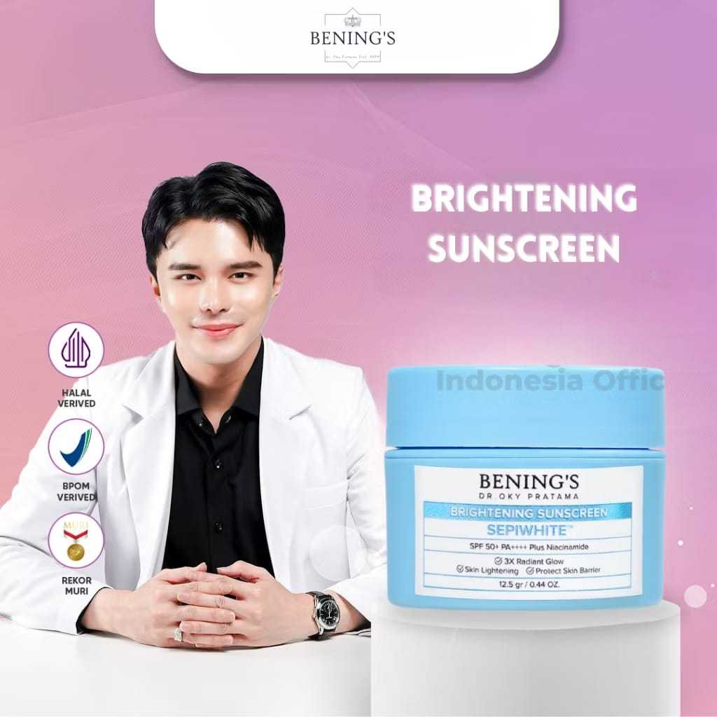 Day Cream Brightening Bening Skincare Dr Oky Pratama Benings Clinic / Bening's Indonesia