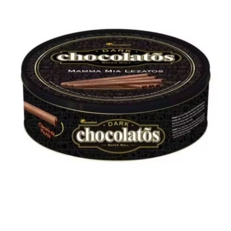 

CHOCOLATOS Wafer Roll Dark Chocolate 190gr - Chocolate Dark Chocolate 190gr