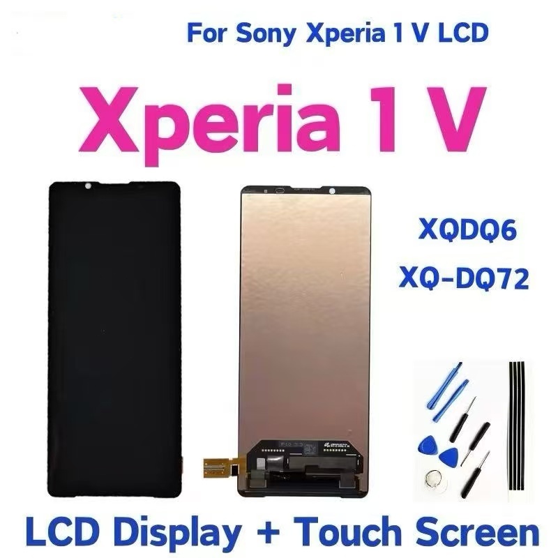6.5"Original OLED For Sony Xperia 1 V LCD Display Touch Screen Digitizer Assembly For Sony x1V XQDQ6