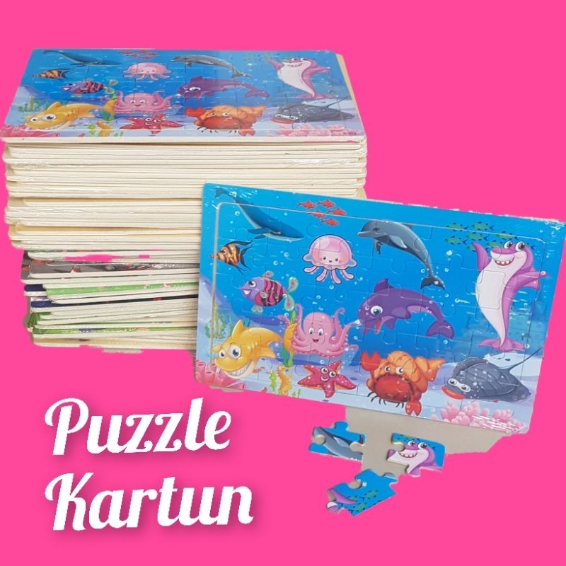 Mainan Edukasi Puzzle, Puzzle Profesi, Puzzle Hewan, Puzzle Binatang, Puzzle Kartun Anak, Puzzle Mur