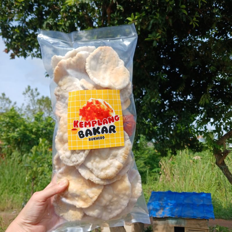 

KEMPLANG BUKHERO-PAKET KEMPLANG TUNU BAKAR ISI 17KEPING HEMAT DAPAT 4 BUNGKUS BONUS SAMBEL