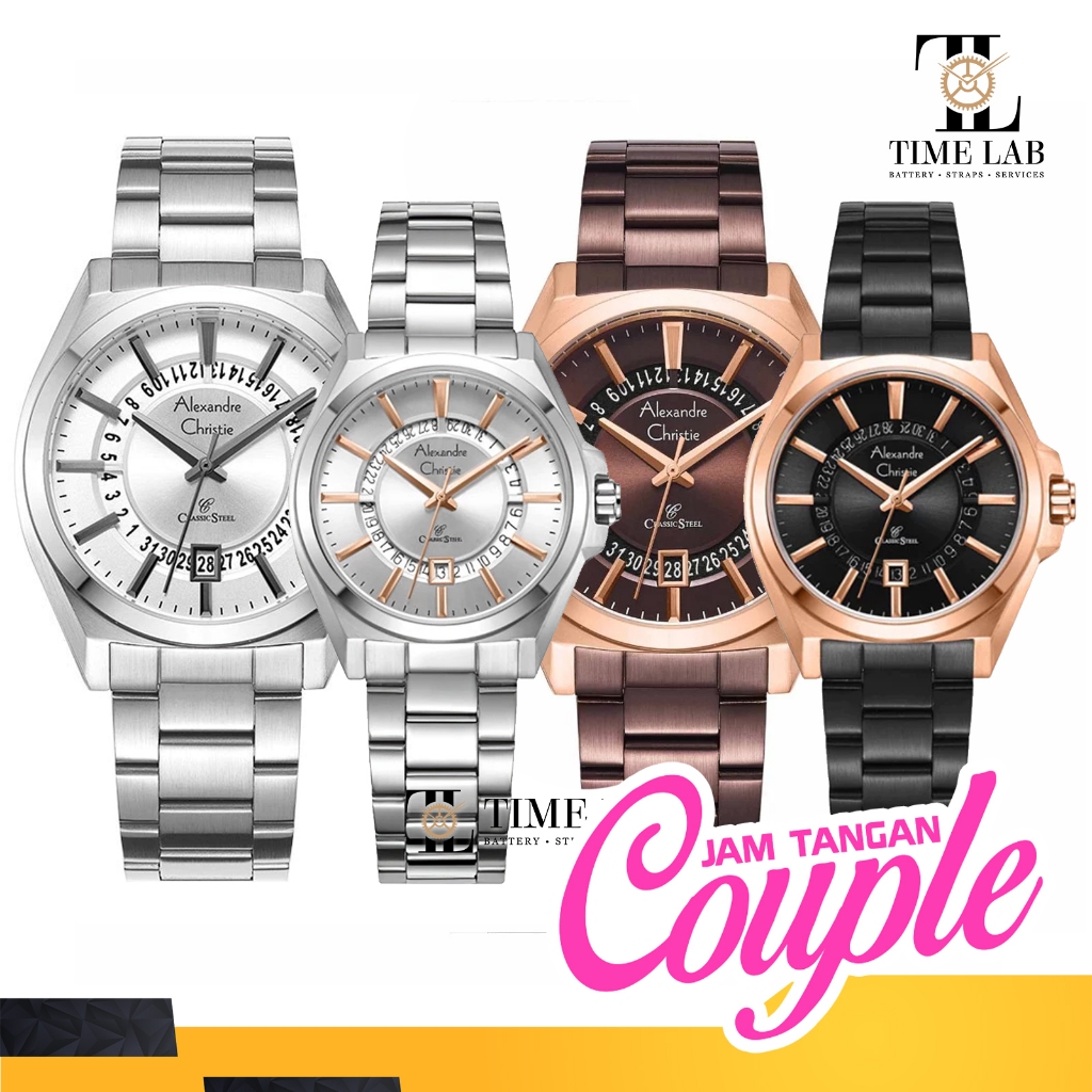 JAM TANGAN ALEXANDRE CHRISTIE COUPLE AC8688 / AC 8688 / AC 8688LD / AC 8688MD ORIGINAL GARANSI RESMI