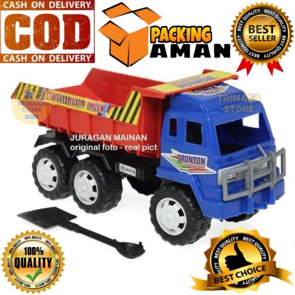 ( BISA COD ) PROMO Mainan Anak Mobil Mobilan Truk Truck Angkut Barang Konstruksi Buldozer Murah