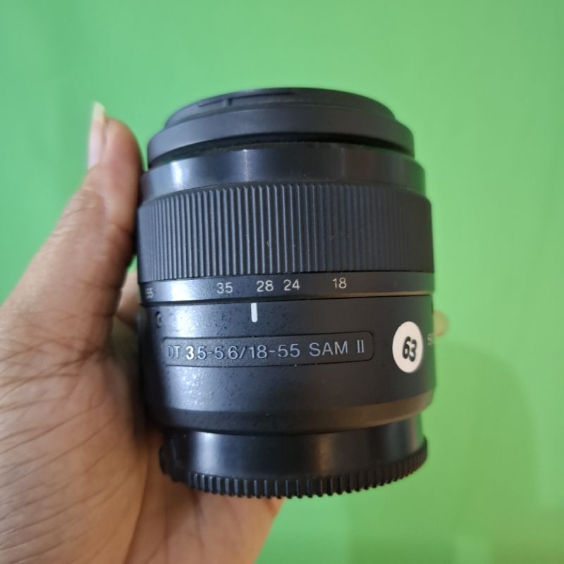 Lensa kit dslr sony 18-55mm SAM II