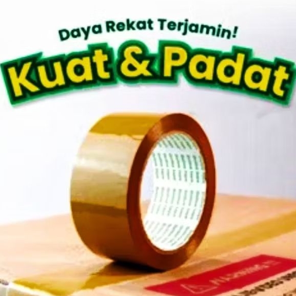 

LAKBAN MURAH 45MM 90Y/TAPE LAKBAN BENING DAN COKLAT