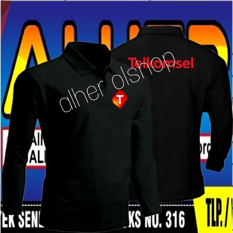 terbaru kaos Telkomsel Kaos kerah Telkomsel Kaos polo Telkomsel poloshirt Telkomsel baju Telkomsel b