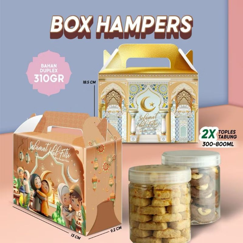 

paket hampers dua toples dan free bonus