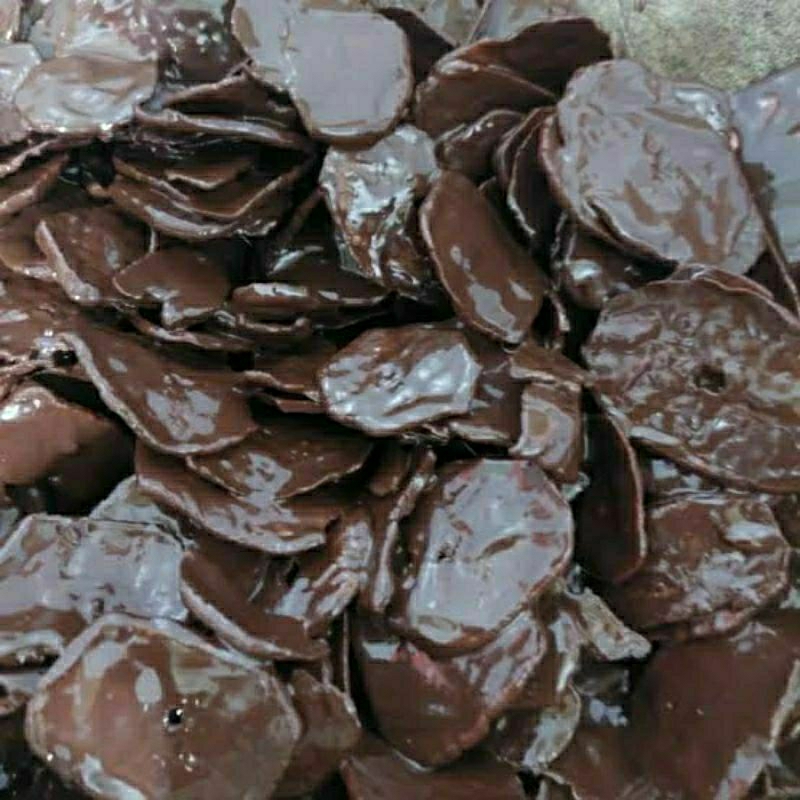 

kripik pisang coklat lumer.