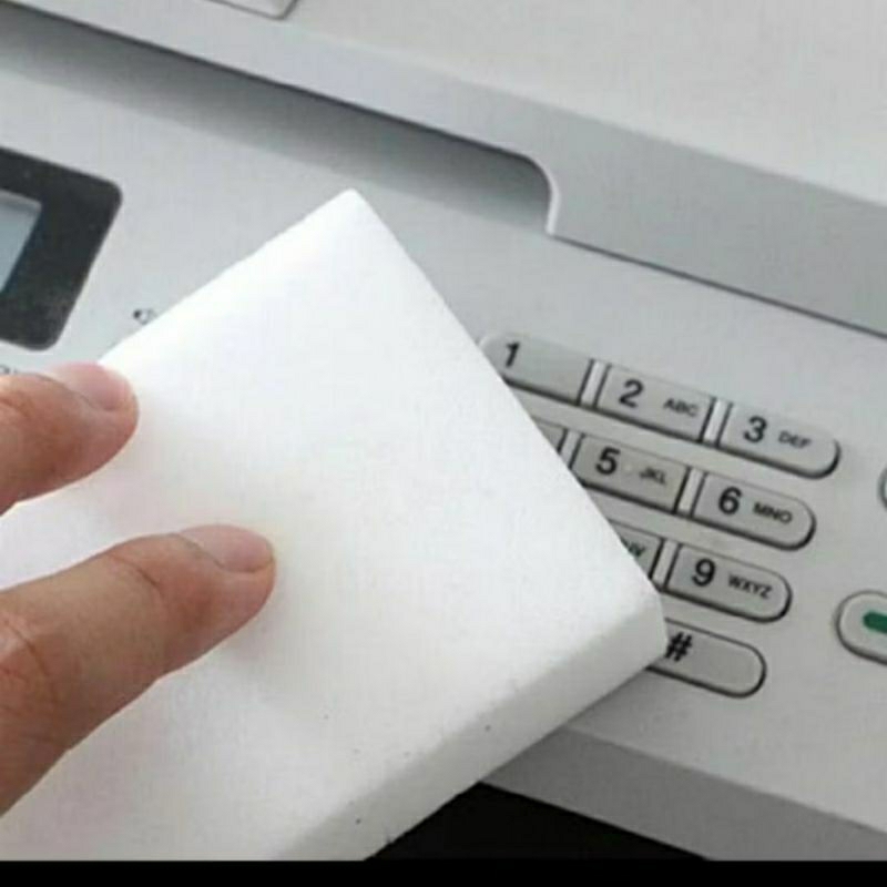 Spons Putih Melamin Ajaib Serbaguna Spon Sponge Pembersih Debu Kotoran Pada Furniture Perabotan Meja