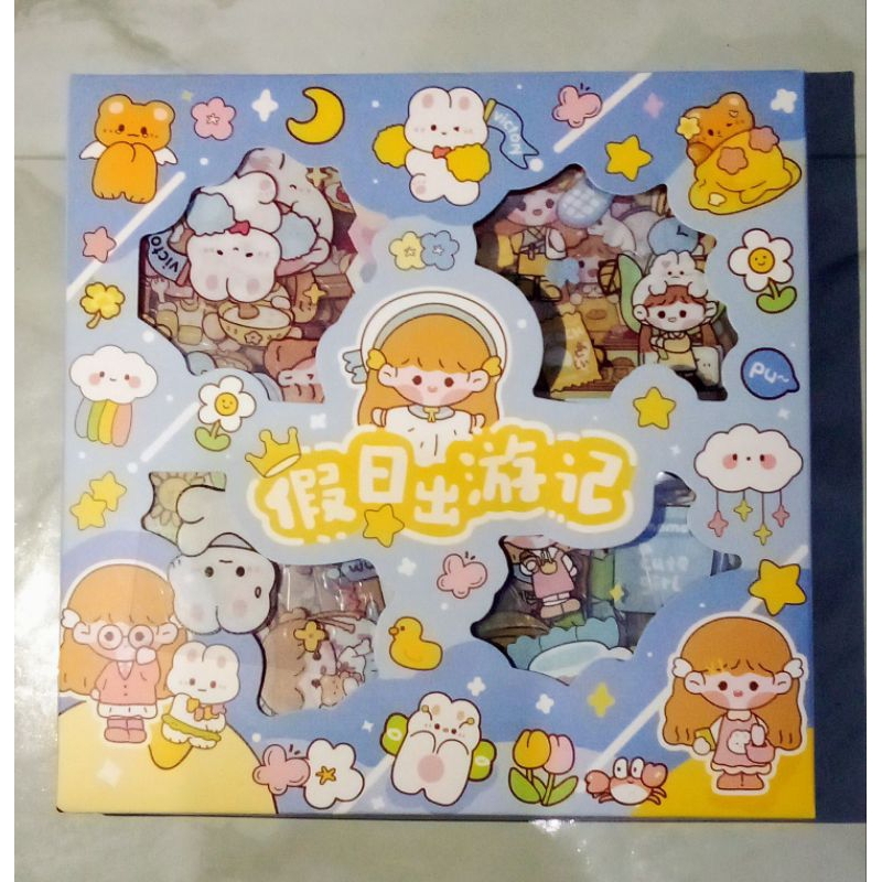 

Stiker Box Motif Karakter Warna Cantik Whasi Sticker SET Dekor Dairy Jurnal Sticker Pet Anak Lucu Dan Menarik