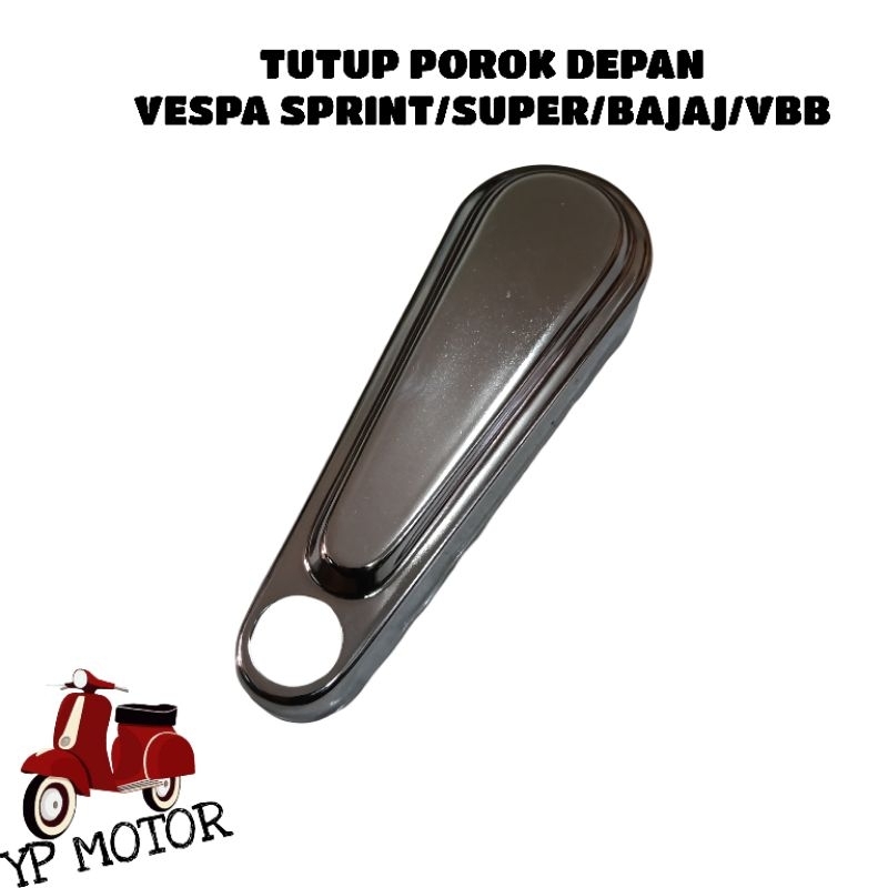 GSM Tutup Porok Fork Forok Pork Depan Vespa Super Sprint Bajaj VBB Chrome Sparepart Aksesoris Varias