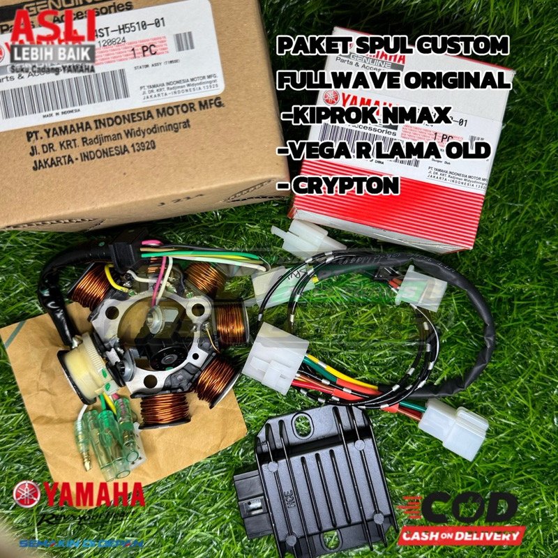 CUSTOM SPULL SPUL KIPROK PAKET FULLWAVE VEGA R LAMA OLD CRYPTON 4ST ORIGINAL YAMAHA